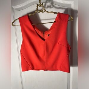 Dynamite Size Large Bright Coral Crop NWOT